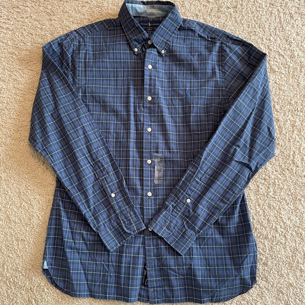 Ralph Lauren Button-down Shirt Large Slim-Fit